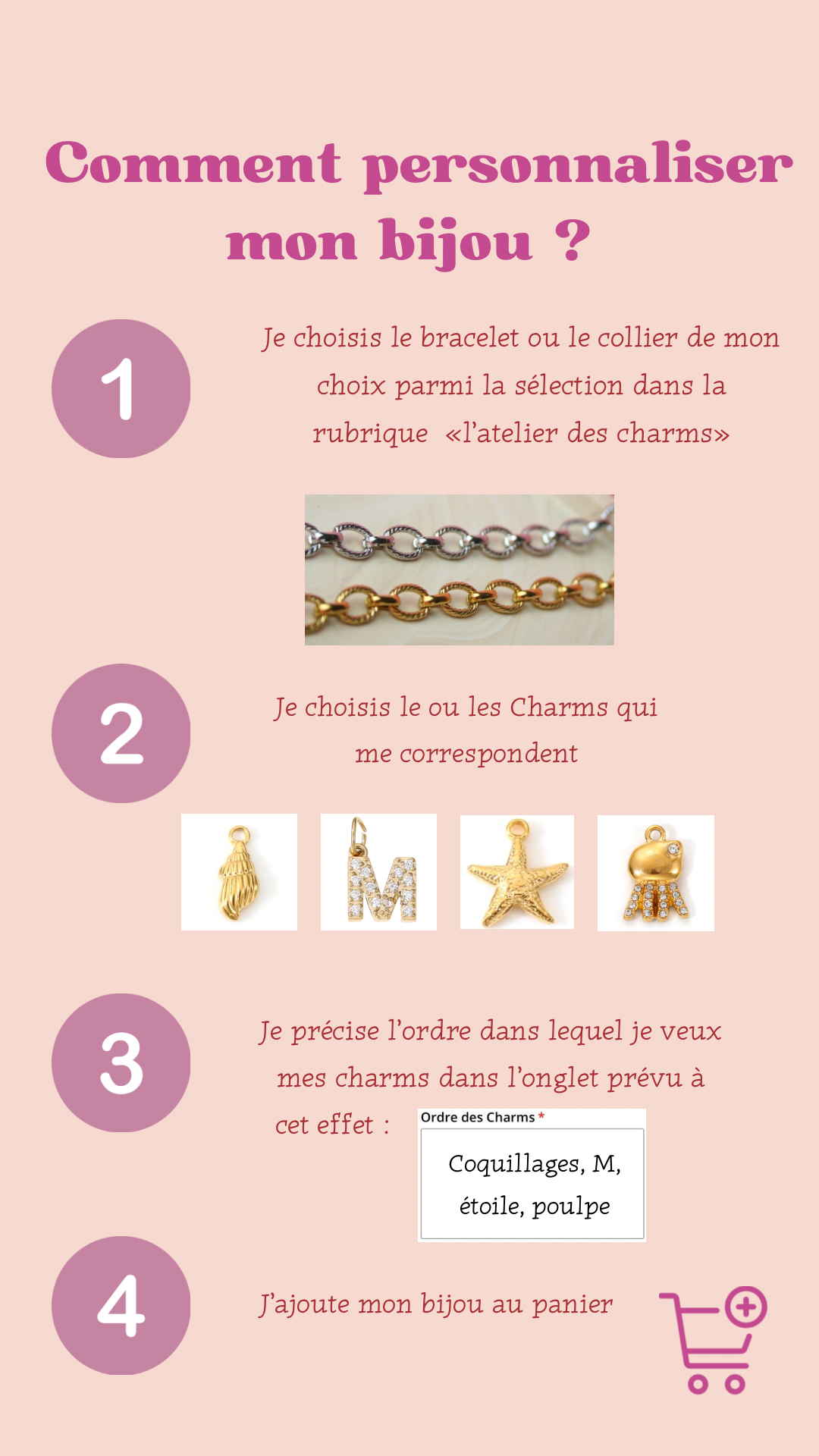 Bracelet Valentine Or - Personnalisable