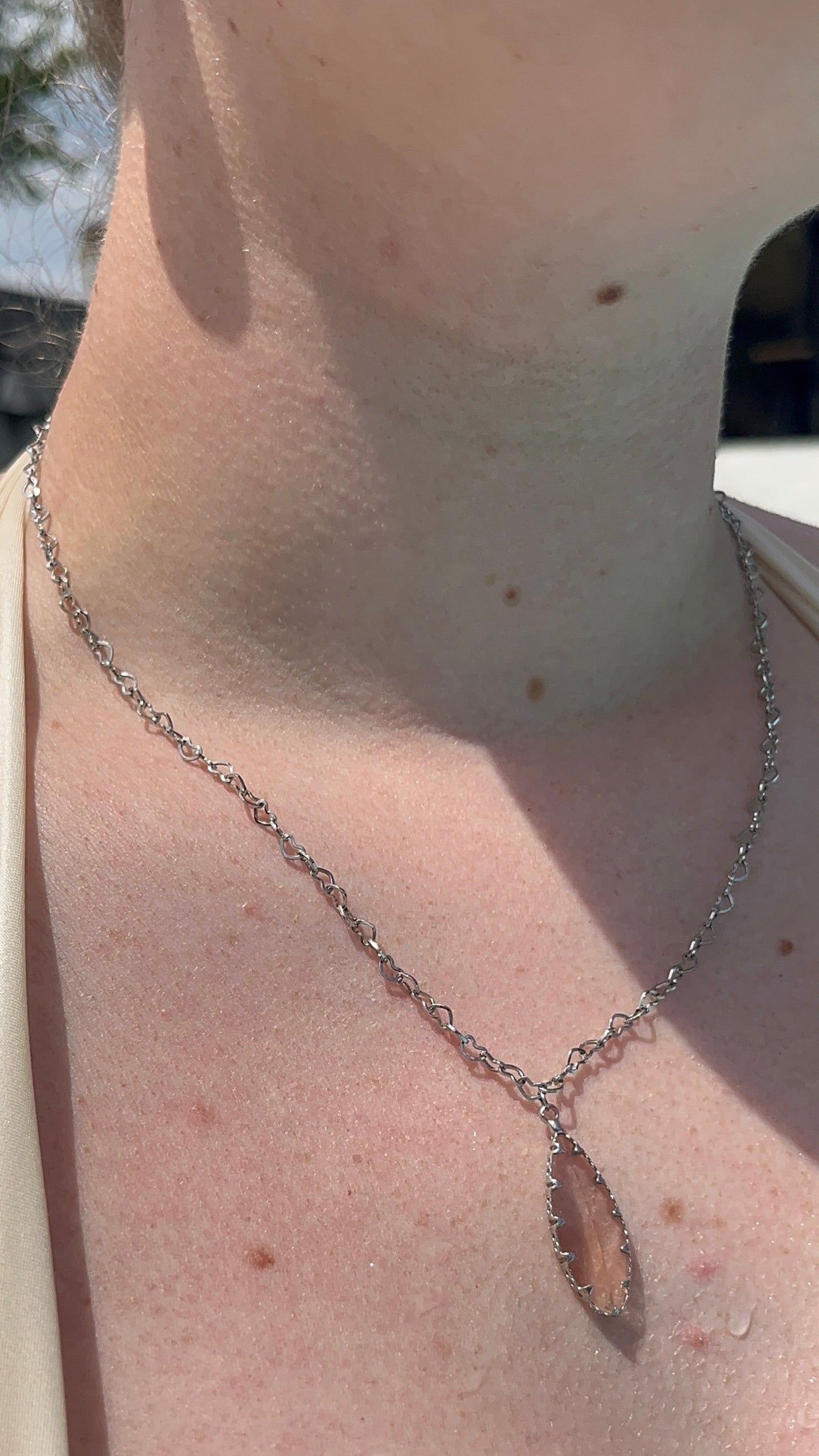 Powdery Elegance Necklace