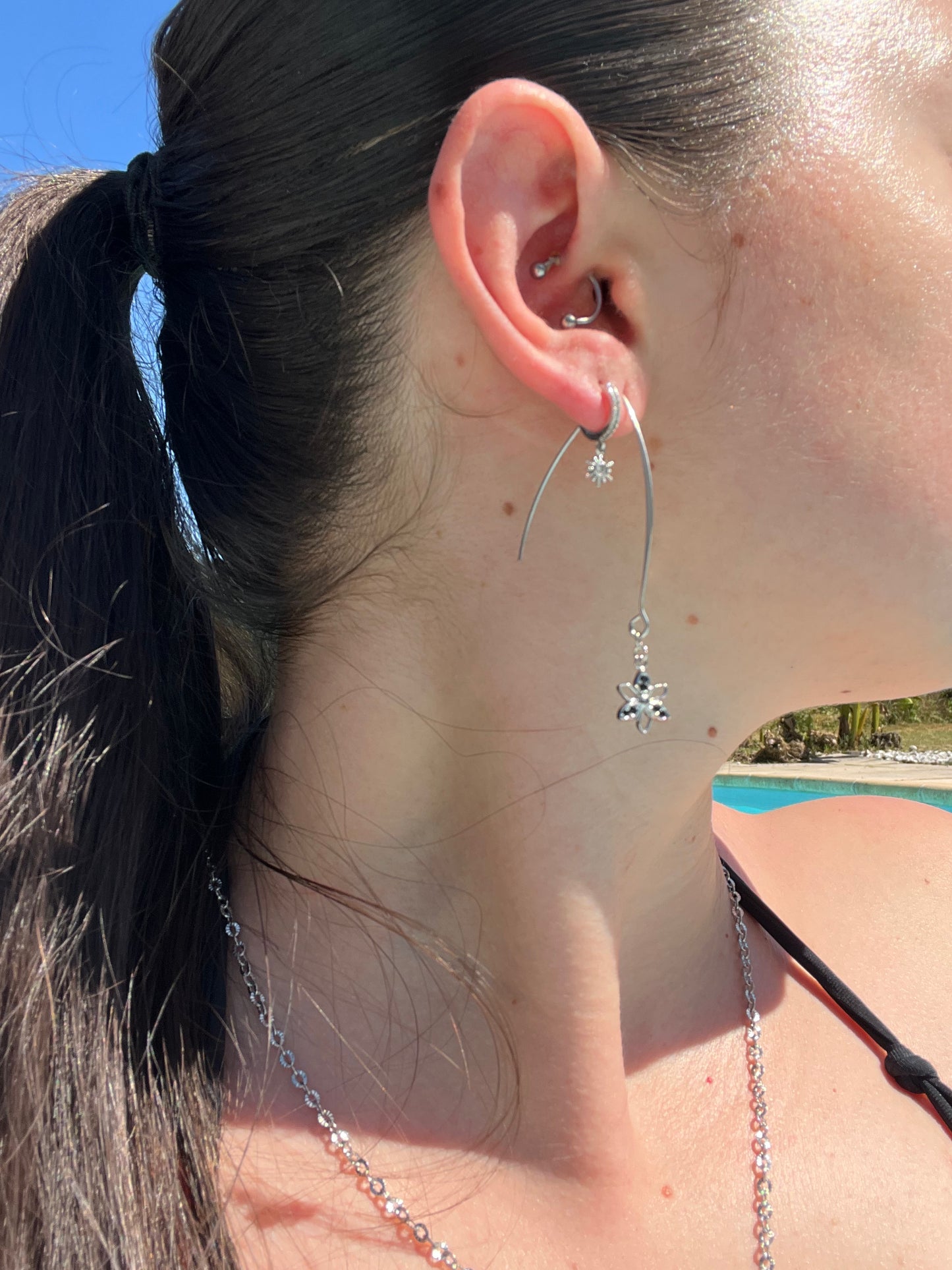 Lucky Mother-of-Pearl Earrings