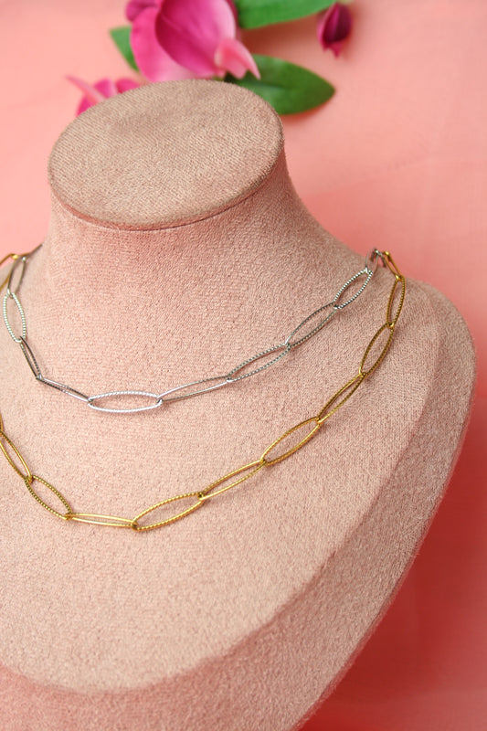Collier Ava Argent - Personnalisable