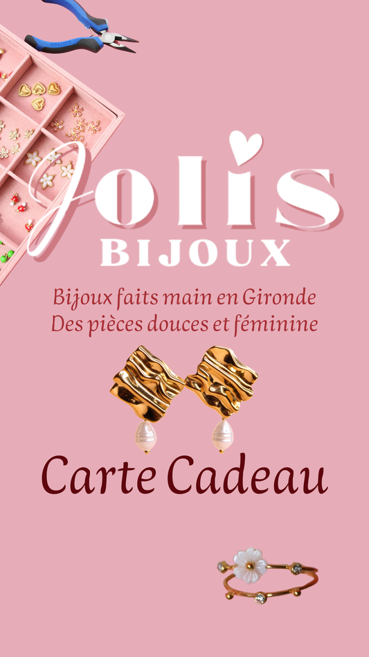 Carte cadeau Jolis Bijoux