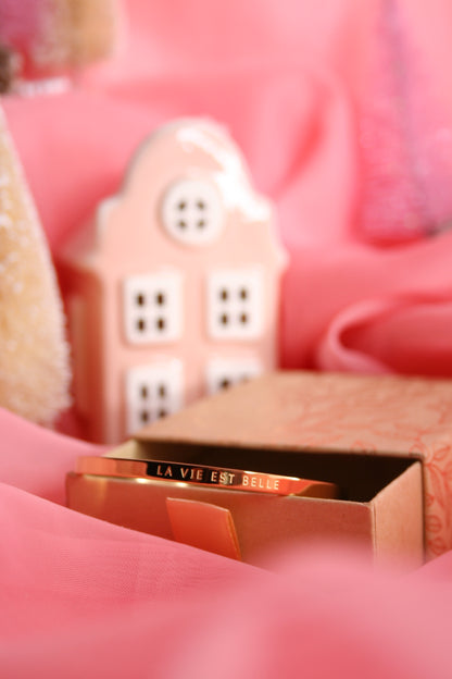 Coffret Jonc "La vie est belle"