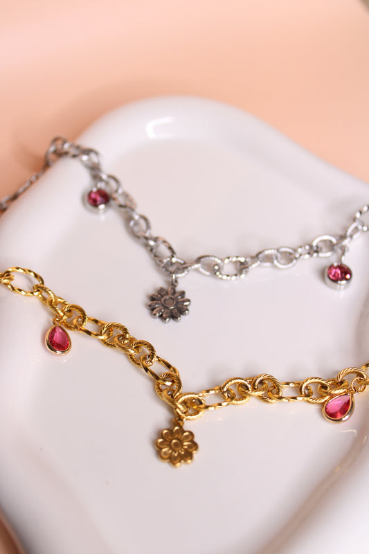 Collier éclat de grenade