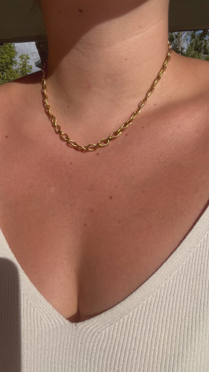 Collier Capucine Or - Personnalisable