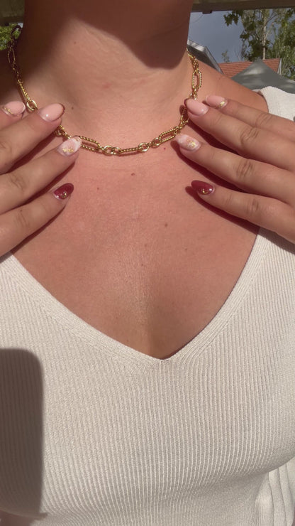 Collier Rose - Personnalisable