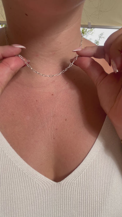 Collier Clémence Argent - Personnalisable