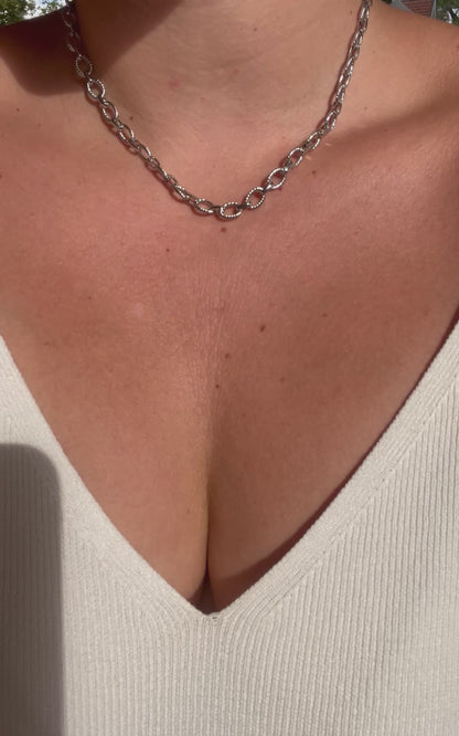 Collier Capucine Argent - Personnalisable